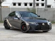 2022 UNREGISTER Lexus IS 300 2.0 F Sport Sedan 19 BBS Forged Aluminium Matte Black Rims (Readt Stock)