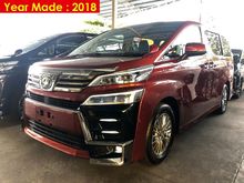 2018 Vellfire 2.5 Z Spec With TRD Front Kit