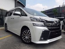 2015 unreg Toyota Vellfire 3.5 ZAG FULLSPEC AND CAN FULL LOAN