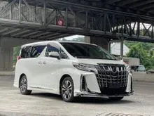 FULL SPEC 2021 Toyota Alphard 2.5 SC MODELISTA BODYKIT ROOF MONITOR LOW MILEAGE
