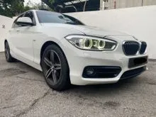 2016 BMW 118i 1.5 Sport (A) FACELIFT, FULL SERVICE RECORD