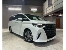 RECON UNREG 2024 Toyota Alphard  Z WITH SIDE STEP / HUD /DIM/BSM