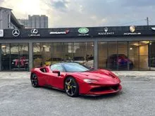 2021 Ferrari SF90 4.0 Stradale Coupe 5k Miles,Novitec Exhaust,HUD,Bucket Seat,JBL Sound System,Carbon Exterior,Carbon Interior,2022, 2022,Red, 2023