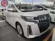Recon 2021 Toyota Alphard 2.5 S 8 Seater 2 Power Door ( Promotion Free Tinted & Coating )