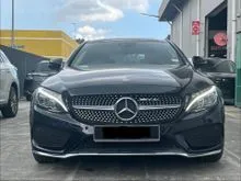 2017 Mercedes-Benz C250 2.0 AMG Line Coupe,DIRECT OWNER,BLACK INTERIOR ,LEATHER STEERING,MEMORY SEATS