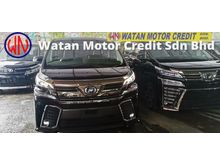 2015 Toyota Vellfire 2.5 ZG UNREGISTER,GRADE 5 STAR CAN PROVE,ORI JBL HOME THEATER,PILOT SEAT,PRE CRASH,360 SURROUND CAMERA,FREE WARRANTY N MANY GIFTS