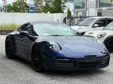 2022 Porsche 911 3.0 Carrera Coupe Base Grade 992.1 Carbon Ceramic Brakes Sport Chrono Package Yellow Seat Belts Sun Roof Sport Exhaust 360 Surround