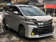 2016 Toyota Vellfire 2.5 Z G Edition MPV