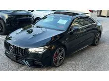 2020 Mercedes-Benz AMG CLA45 2.0 S 4MATIC+ Coupe, AMG BUCKET SEATS, AMG STEERING, PANORAMIC ROOF, BURMESTER SOUND, HUD, 360 CAMERA