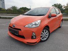 2013 Toyota Prius C 1.5 Hybrid TRD Sportivo Hatchback 60k mileage full service record