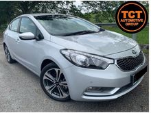 2015 Kia Cerato 1.6 (A) PADDLE SHIFT LEATHER & POWER MEMORY SEAT 1 YEAR WARRANTY Sedan