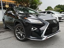 2016 Lexus RX200t 2.0 F Sport - Black Full Leather Full Accesory Sunroof 4 Yrs Warranty