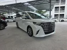 JPN UNREG# 2024 Toyota Alphard 2.5 Z 7-Seater MPV (SR+ROOF MONITOR+ADVACE PARK+DIM)
