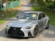 7000KM - Atomic Silver - 2023 Lexus IS 300 2.0 F Sport Sedan IS300