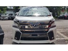 2016 Toyota Vellfire 2.5 ZG FULL SPEC LEATHER HOME THEATER JBL SUNROOF