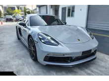 2017 Porsche 718 2.5 Cayman S, PDLS+, Sport Exhaust, Sport chrono, PASM, Carbon wing, Aftermarket steering wheel, White wrap to crayon grey look