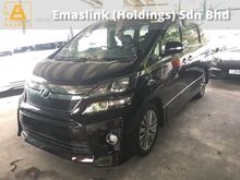 2013 Toyota Vellfire 2.4 Gold eye 7 Seather 7G Keyless camera push start