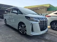 2022 Toyota Alphard 2.5 SC Grade 4 PCS LTA BSM DIM Display Audio Pilot Seat Power Boot Modelista Bodykit Unregister