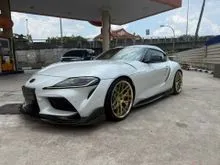 2023 Toyota GR Supra 3.0 MANUAL WITH KW ADJUSTABLE / HKS MUFFLER AND VARIS CARBON AERO BODYKIT