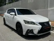 2013 Lexus CT 200h 1.8 F Sport Hatchback One Owner 3 YRS Warranty