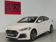 ORI2017 Hyundai Elantra 2.0 MPI EXECUTIVE Dynamic SPORT KEYLESS/1YR WARRANTY/E-MEMORYSEAT/6xAIRBAG/HIGH LOAN/1 OWNER