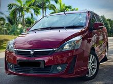 2014 Proton Exora 1.6 Bold CFE Premium F/Lon OTR Loan Senang LULUS FREE 1 TIME FULL SERVICE RED LIMITED
