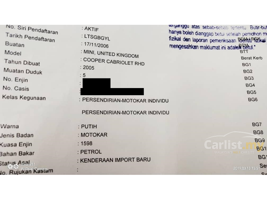 Mini Cabrio 2005 Cooper S 1 6 In Selangor Automatic Convertible Red For Rm 44 800 5689273 Carlist My