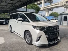 2025 Toyota Alphard 2.5 Z Modelista, JBL, HUD, Moonroof, Auto Park, Sidestep, BSM, DIM