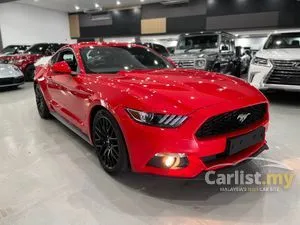 2018 Ford Mustang 2.3 Eco Boost Red (Air Cond Seat, Reverse Camera, Shaker Sound System, Keyless Entry, Keyless Start)
