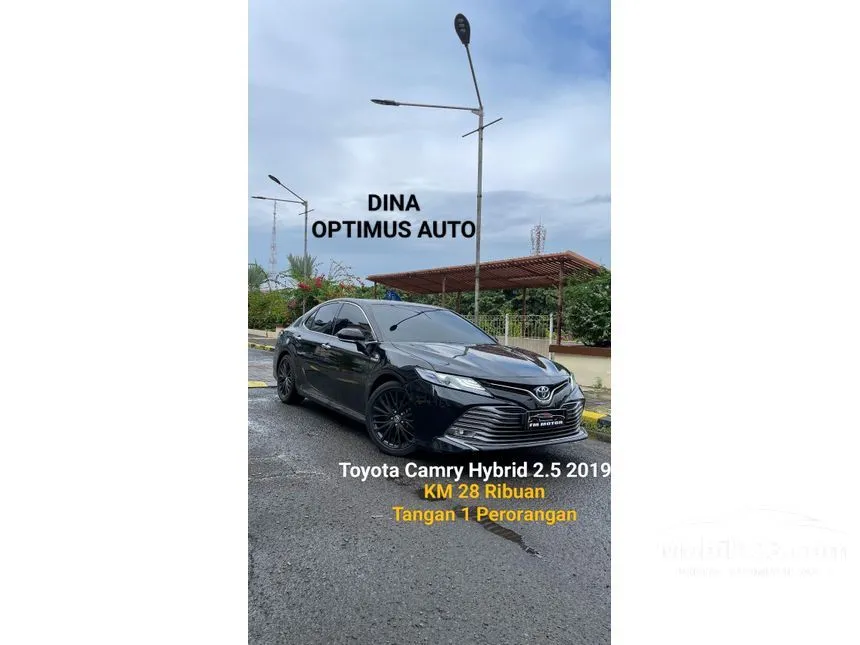 Jual Mobil Toyota Camry Hybrid 2019 HV 2.5 di DKI Jakarta Automatic Sedan Hitam Rp 485.000.000