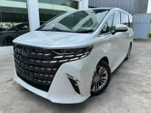 2023 Toyota Alphard 2.5 Z MPV 6A WITH 3K MIEALGE ,HUD ,4 CAMS ,7 SEATHER ,FULL LEATHER ,SUNRROF ,LDA ,DIM ,BSM ,POWER BOOT
