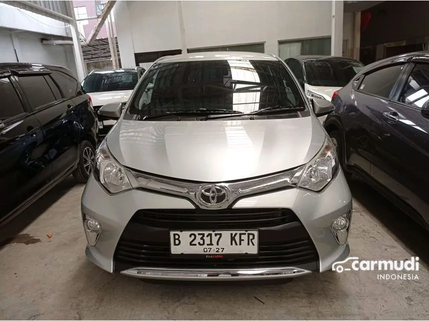 Jual Mobil Toyota Calya 2017 G 1.2 di Banten Automatic MPV Silver Rp 112.000.000