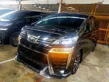 2018 Toyota Vellfire 2.5 Z G Edition MPV