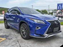 2017 Lexus RX200T F-Sport 2.0 SUV with Panaramic roof, White leather interior, Rear electric seats - TipTop Condition Actual Unit - Car For Sale+View