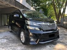 2008 Toyota VELLFIRE 3.5 ZG Ori 90k KM Pilot Seats Pwr Boot