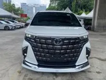 2023 Toyota Alphard 2.5 Z ORIGINAL Modelista ORIGINAL Mileage