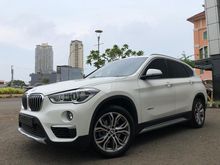 BMW X1 2016 BENSIN WHITE ON SADDLE BROWN PANORAMIC