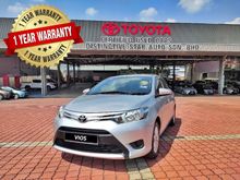2014 Toyota Vios 1.5 AUTO +FREE 1 YR WARRANTY+ FREE SERVICE +SERVICE RECORD AT TOYOTA