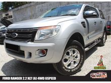 Ford Ranger 2.2 XLT (A) 4WD 6SPEED ACTUAL YR 2013