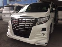 2016 Toyota Alphard 2.5 MPV SC ZG TRD LIMITED EDITION FULL LEATHER UNREG