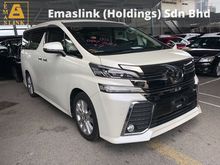 2016 Toyota Vellfire 2.5 ZA 7seats Sun Roof 360view PowerBoot Keyless Push Start 7G