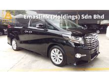 2016 Toyota Alphard 2.5 SA(ZERO MUKA)(LATEST SUPER PROMOTION)(SUNROOF)(JBL SOUND SYSTEM)(360 SURROUND CAM)(POWER BOOT)(FREE 5 YEARS WARRANTY)