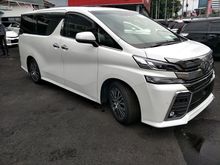 2016 Toyota Vellfire 2.5 ZG MAXIMUM SPEC JBL 4CAMERA SUNROOF