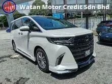 2025 Toyota Alphard 2.5 Z Original Modelista HUD DIM BSM NEW CAR Grade SA ( Promotion Free Tinted & Coating )
