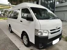 2014 Toyota Hiace 2.7 (M) Window Van High Roof