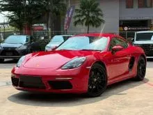 RECON 2021 Porsche 718 2.0 Cayman Coupe SPORT Chrono SPORT DESIGN HIGH SPEC UK SPEC READY STOCK UNREG
