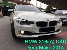 Year Make 2014 BMW 316i 1.6 (A) Local Done 34k km only ( Full Service Record)