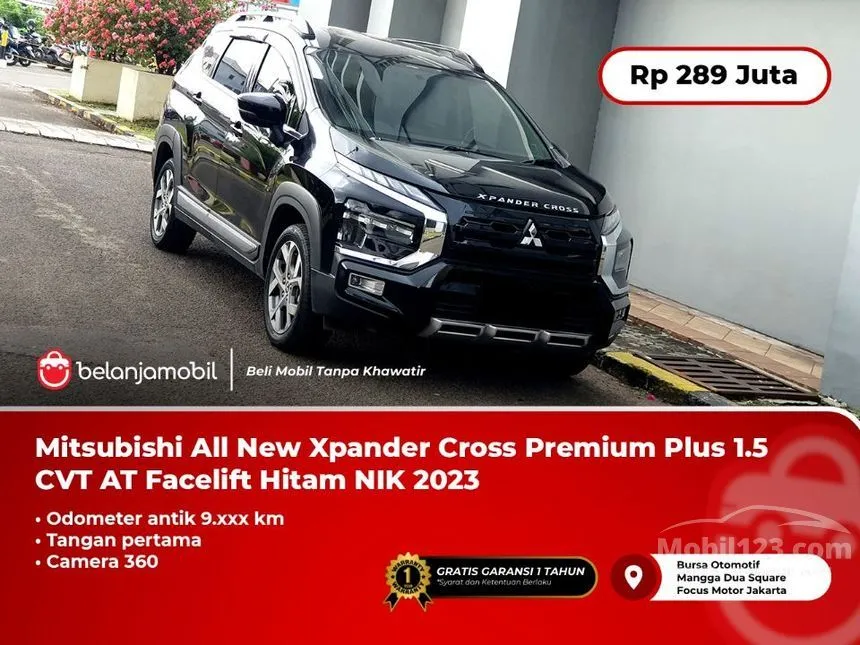 Jual Mobil Mitsubishi Xpander Cross 2023 Premium 1.5 di DKI Jakarta Automatic MPV Hitam Rp 289.000.000