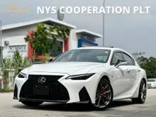 2023 Lexus IS300 F Sport 2.0 Turbo Sedan Unregistered  Call or WhatsApp for Best Offer