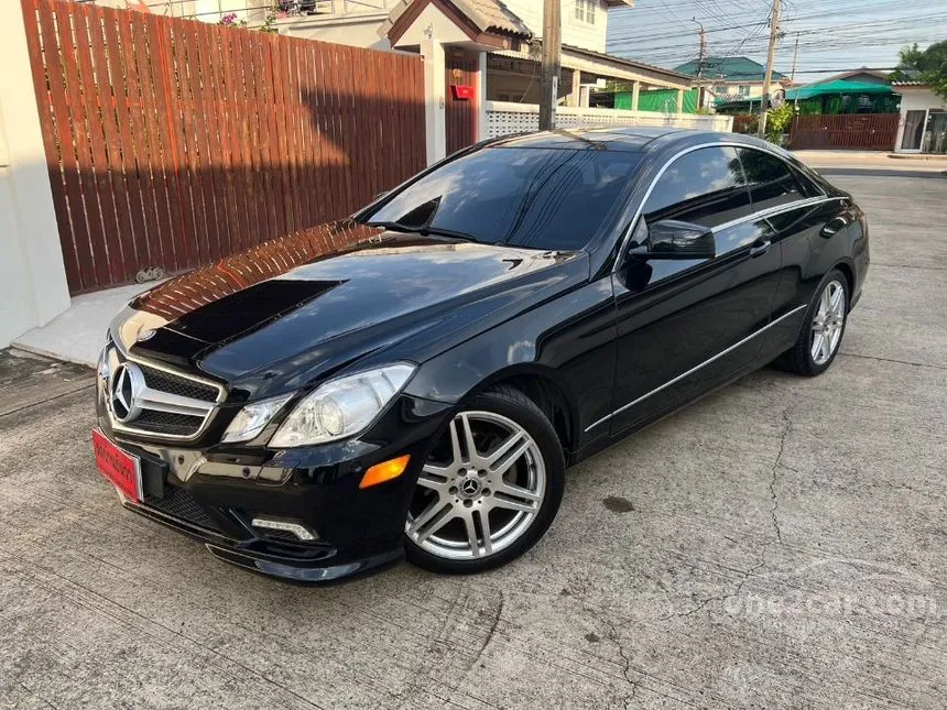 2012 Mercedes-Benz E250 Avantgarde BlueEFFICIENCY Coupe